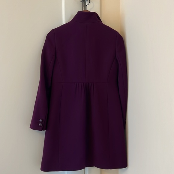J. Crew Plum Coat with Thinsulate Size 2P - Picture 5 of 13